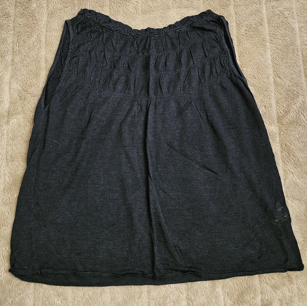Gianbattista Valli silk and linen ruched top